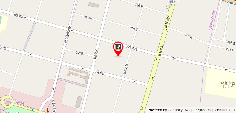 Bản đồ đến Khách sạn Yinchuan Sheng Shi Garden