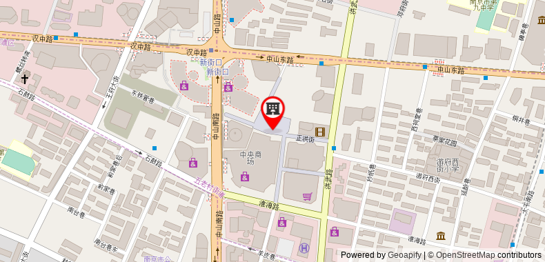 Bản đồ đến Khách sạn Crowne Plaza Nanjing s & Suites