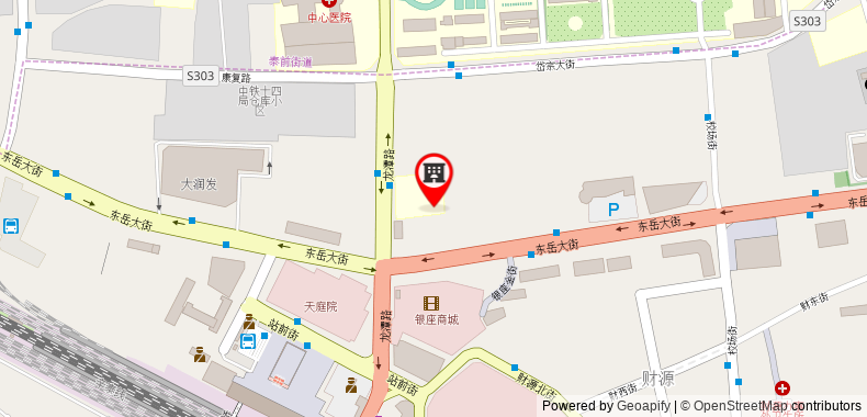 Bản đồ đến Khách sạn Taian Railway