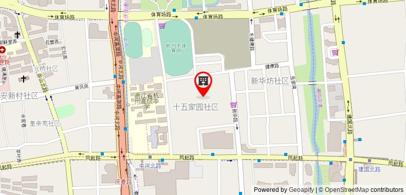 Bản đồ đến Khách sạn Plaza International Zhejiang