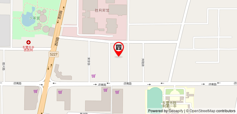 Bản đồ đến Khách sạn Dongying Dongsheng