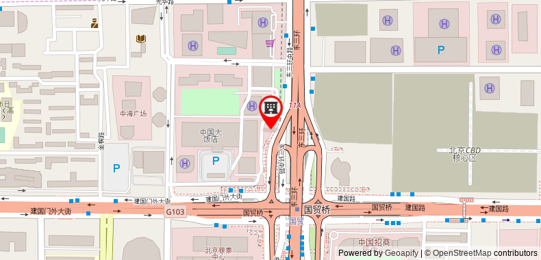 在地图上查看北京京倫飯店