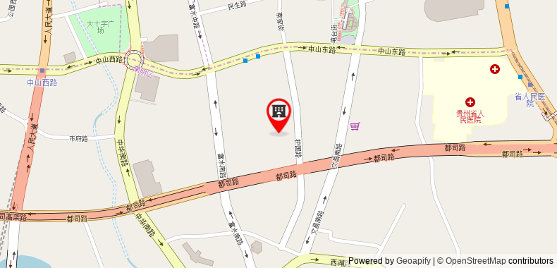 Bản đồ đến Guiyang Capsule Youth Hostel