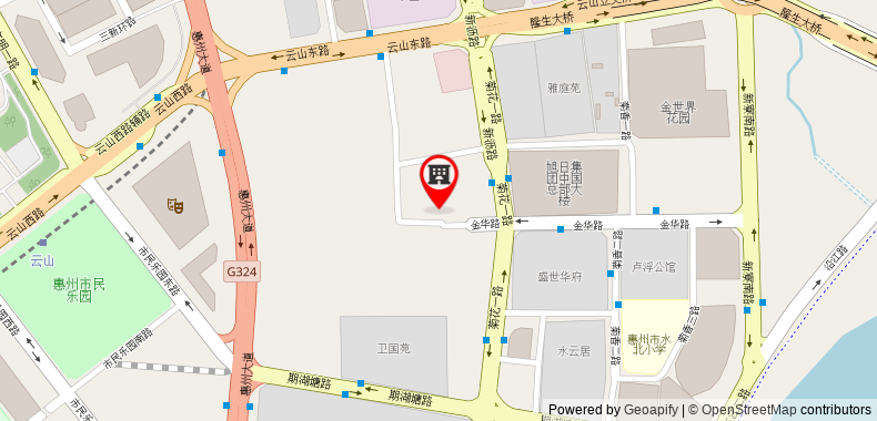 Bản đồ đến Khách sạn Kempinski Huizhou