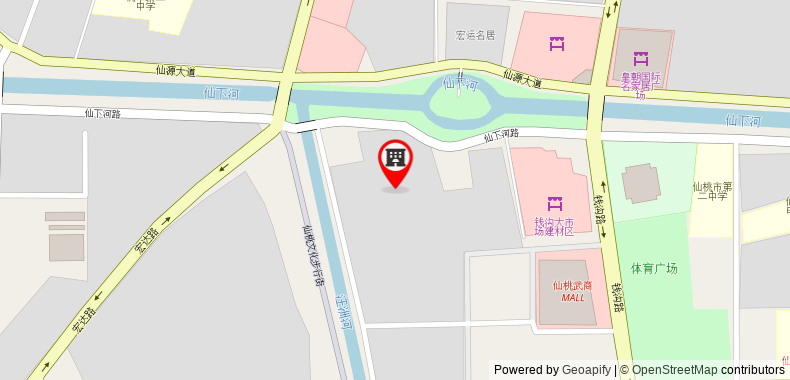 Bản đồ đến Jtour Inn Xiantao Shangcheng Plaza
