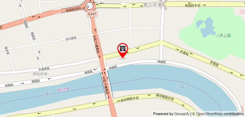 Bản đồ đến Jinjiang Inn Mianyang Kejidalou Lijiaoqiao Branch