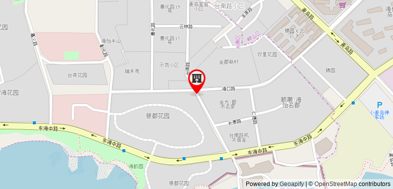 Bản đồ đến Khách sạn Qingdao Sea View Garden