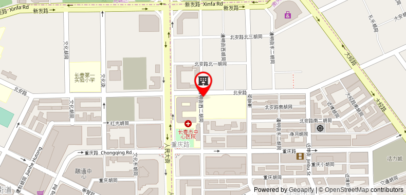 Bản đồ đến Khách sạn Changchun Zhuozhan Days