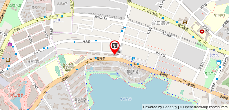 在地图上查看深圳品上雲端服務式公寓