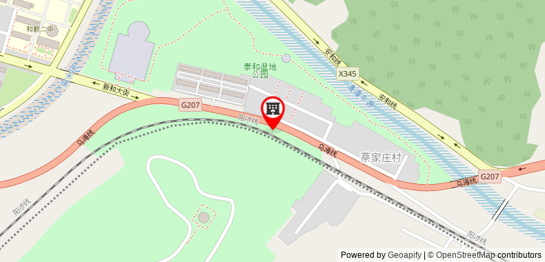 Bản đồ đến Khách sạn Thank Inn Shanxi Jinzhong Heshun County Xinhe Street