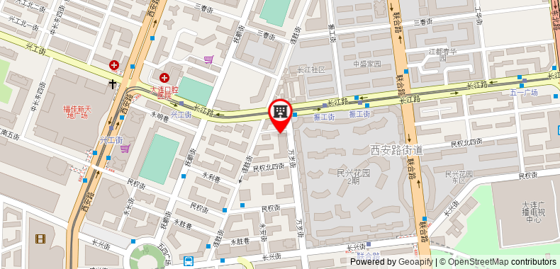 Bản đồ đến Dalian Shunhe Apartment Jin Zuan Branch