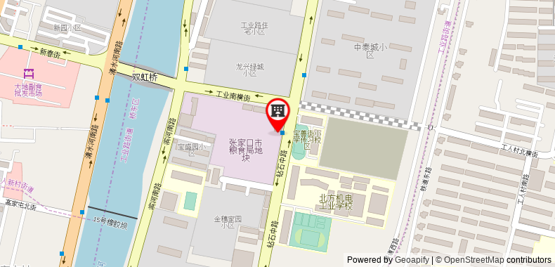 Bản đồ đến Khách sạn GreenTree Inn Zhangjiakou Xuanhua Bus Station Shell