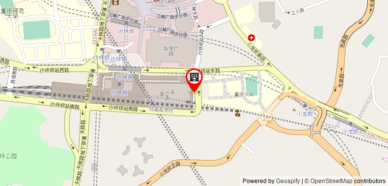 Bản đồ đến Khách sạn Chongqing Minshan