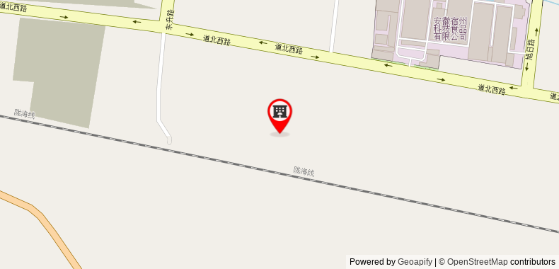 Bản đồ đến GreenTree Inn Suzou Dangshan City New High-speed Railway Zone