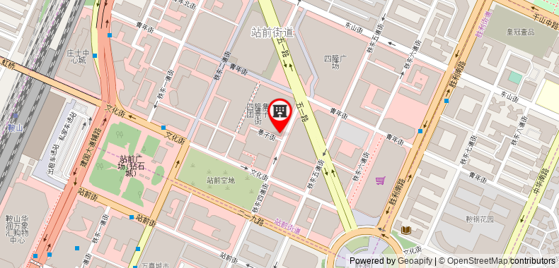 Bản đồ đến 7Days Inn Anshan Bus Station