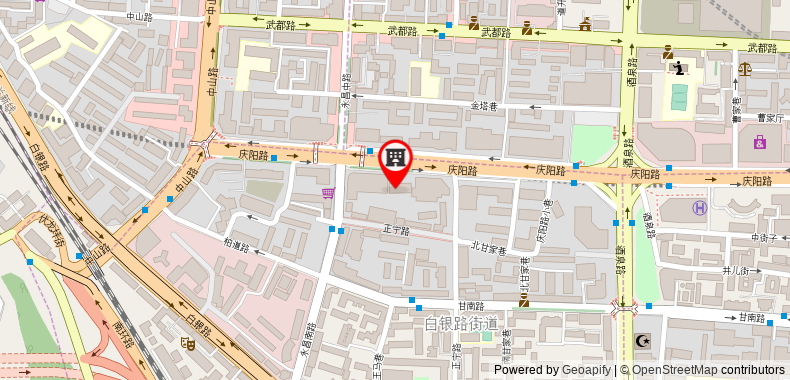 Bản đồ đến Khách sạn Lanzhou Xinshengli