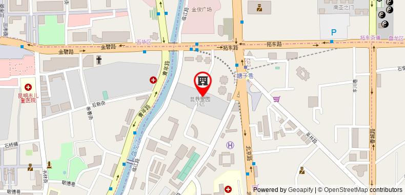 Bản đồ đến Crowne Plaza Kunming City Centre