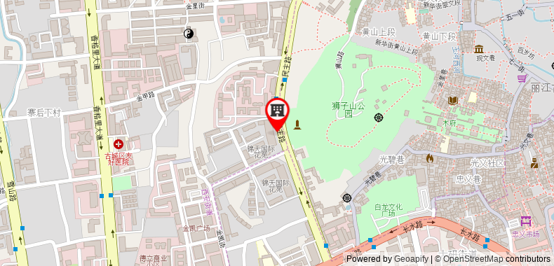 Bản đồ đến Khách sạn Lijiang International