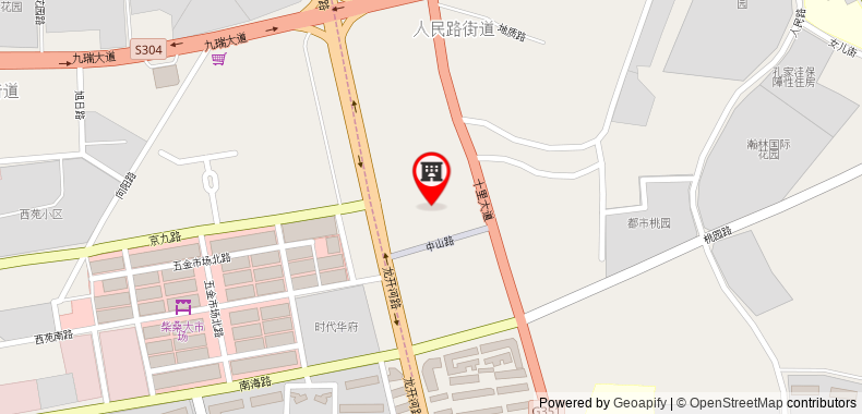 Bản đồ đến Khách sạn Starway Jiujiang Development Zone Jinlong Dynasty
