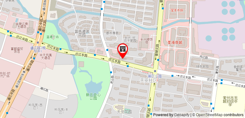 Bản đồ đến Changzhou Park Plaza