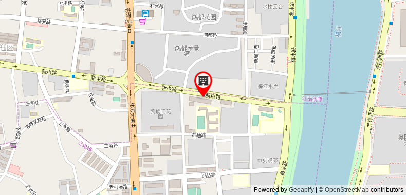 Bản đồ đến Khách sạn Vienna Meizhou Jiangnan