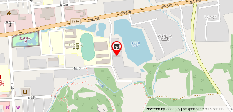 Bản đồ đến Shell Tai'an Dongping County Xishan Road Ruyuan City Square Dongyue Plaza