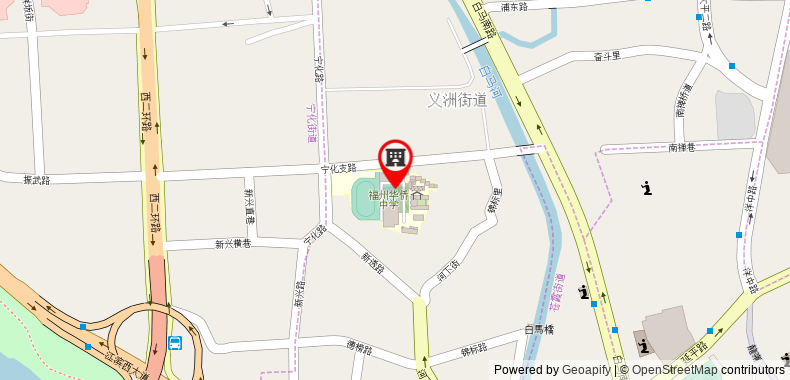 Bản đồ đến Hi Inn Fuzhou Industrial Road Powerlong