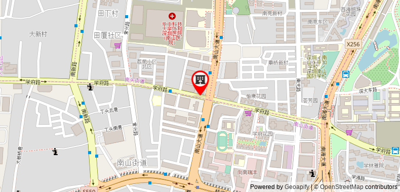 Zense Inn Shenzhen on maps