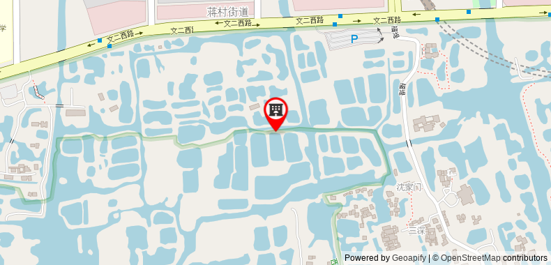 在地图上查看華里精品酒店杭州西溪店