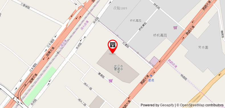 Bản đồ đến Khách sạn Thank Inn Hubei Wuhan Hanyang Guobo Avenue