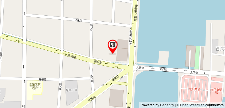 Bản đồ đến Khách sạn IU Zhoukou Huaiyang Xinyigao