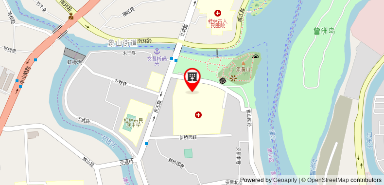 在地图上查看誠悅精選酒店桂林中山店