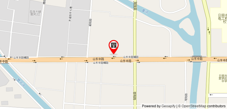 Bản đồ đến Khách sạn GreenTree Inn Shandong Rizhao University City Express