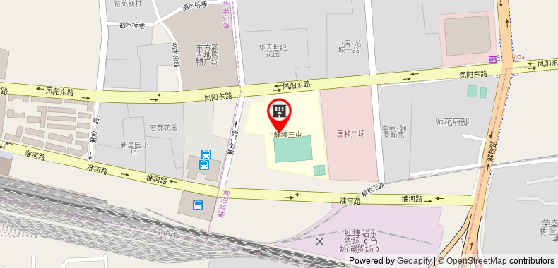 Jinjiang Inn Bengbu Railway Station First Jiefang Road on maps