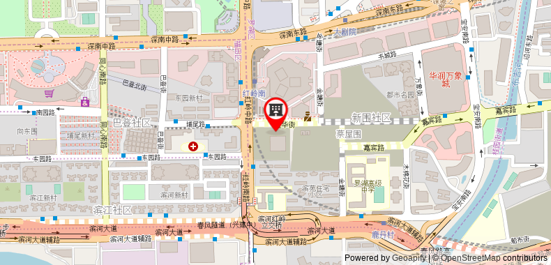 Novotel Shenzhen Watergate on maps