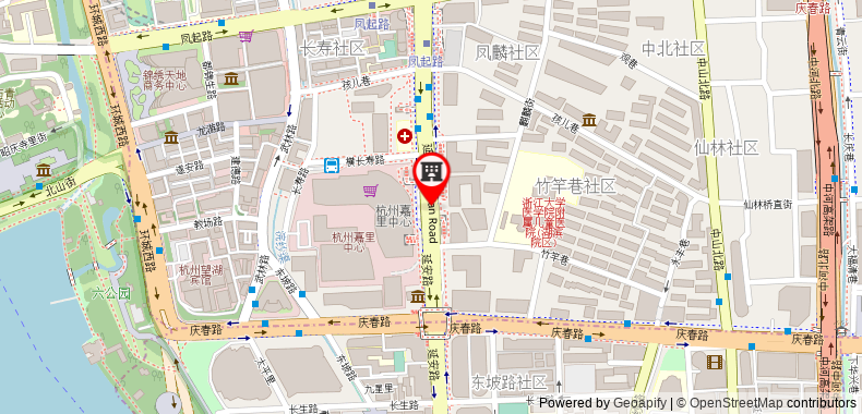 在地图上查看杭州溫德姆至尊豪廷大酒店