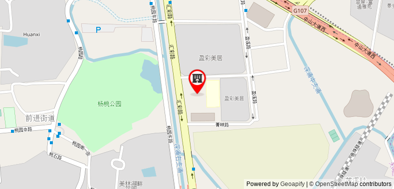 Bản đồ đến Khách sạn Shenggao Guangzhou Dongpu Branch