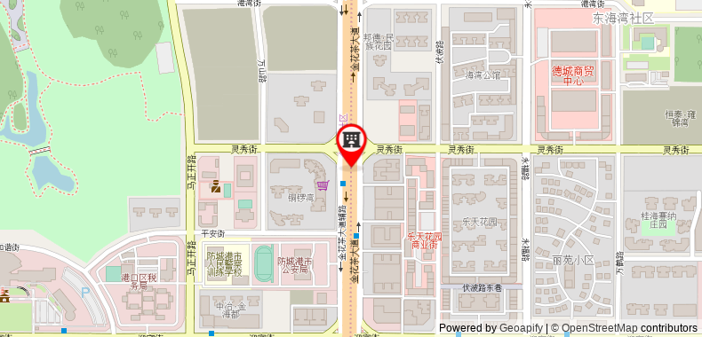 Bản đồ đến Khách sạn Lavande ·Fangchenggang Administration Center