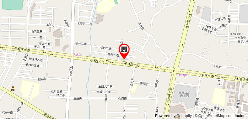 Bản đồ đến Jtour Inn Qinzhou National Taxation Bureau