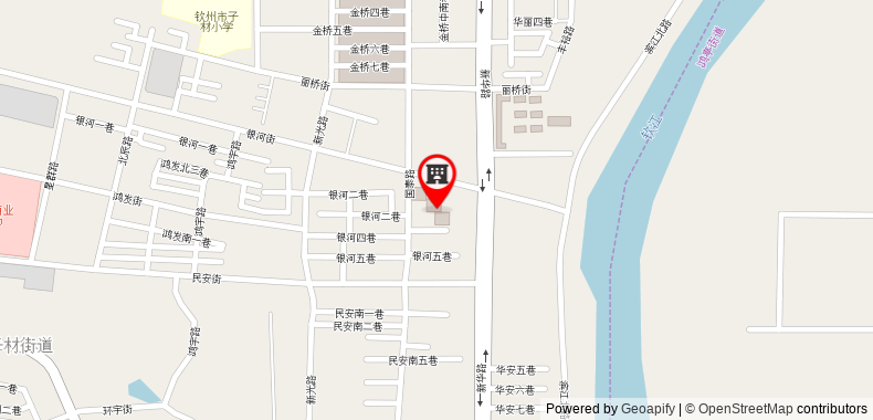 Bản đồ đến City Comfort Inn Qinzhou Baihaitun Square