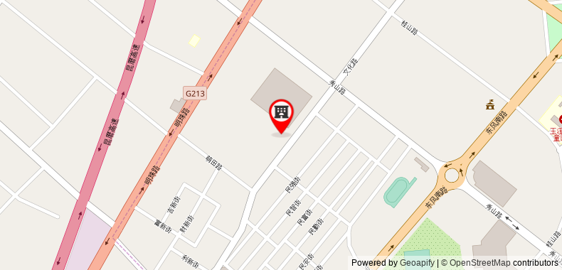 7 Days Inn Yuxi Mingzhu Road Branch on maps