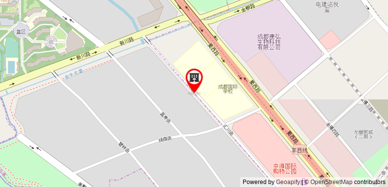Bản đồ đến Holiday Inn Chengdu High-Tech Center