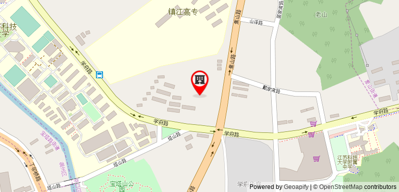 Bản đồ đến Khách sạn Bestay Express Zhenjiang Jing Kou Xue Fu Road