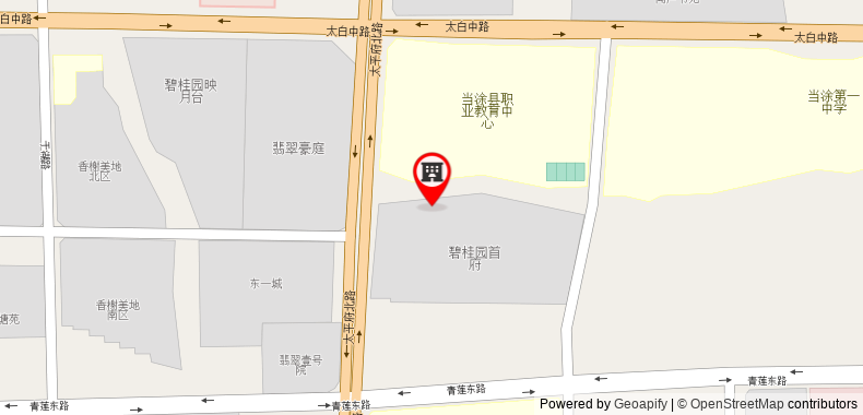 Bản đồ đến City Comfort Inn Dangtu High Speed East Railway Station RT-Mart
