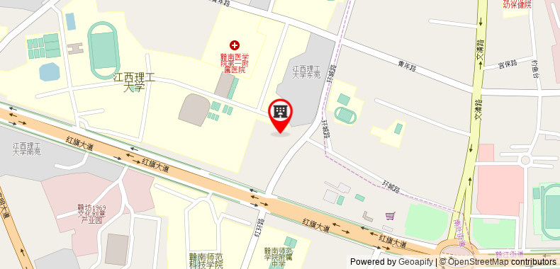 Bản đồ đến Khách sạn GreenTree Inn Ganzhou Sankang Temple DaRunFa Express