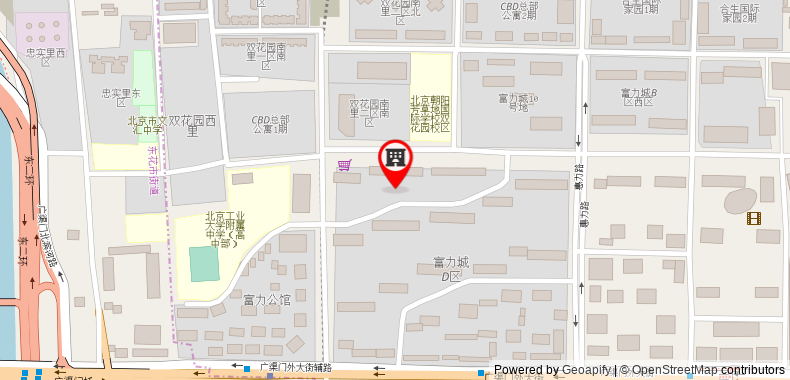 Bản đồ đến Khách sạn Beijing King Talent