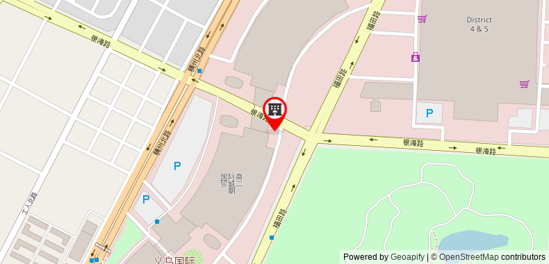 Bản đồ đến Khách sạn Yiwu Wan Zi