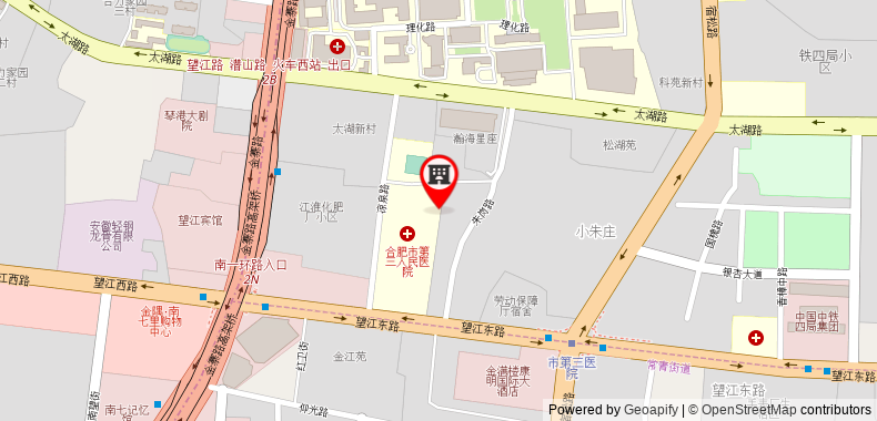在地图上查看錦江之星合肥金寨路中科大酒店