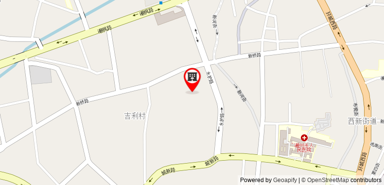 Bản đồ đến Khách sạn Vienna Chaozhou Bus Terminal Branch