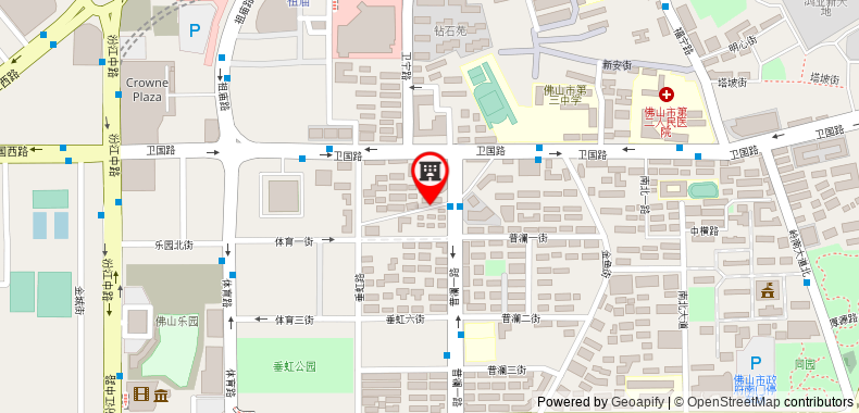 Bản đồ đến Crowne Plaza Foshan